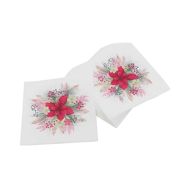 Hot sale professional custom kitchen cloth decoupage napkins for Birthday Party Decoration