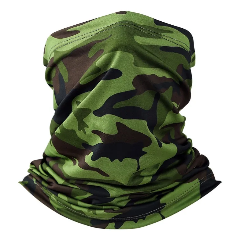 Wholesale Customized 25*50cm Magic Buffs Neck Scarf Tubular Seamless Cooling Skull Flag Bandana Buffs