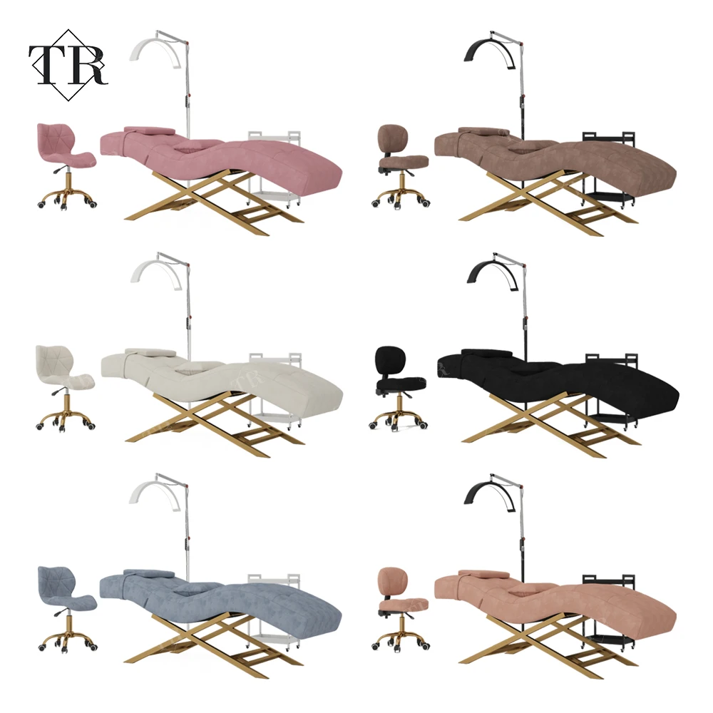 Turri Beauty Salon Furniture For Ladies Eyelashes To Place Eyelashes Lash Bed Salon Furniture Set Stainless Steel