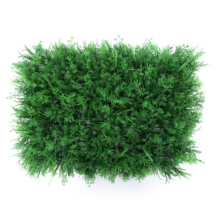 3D Artificial PE Material Green Grass Wall Decor Indoor Faux plant wall for Home Wedding Hotels Decoration