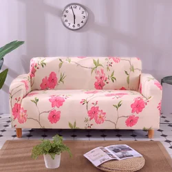 Cheap spandex printed sofa cover set stretch elastic couch cover slipcover furniture protector for living room pets sofa