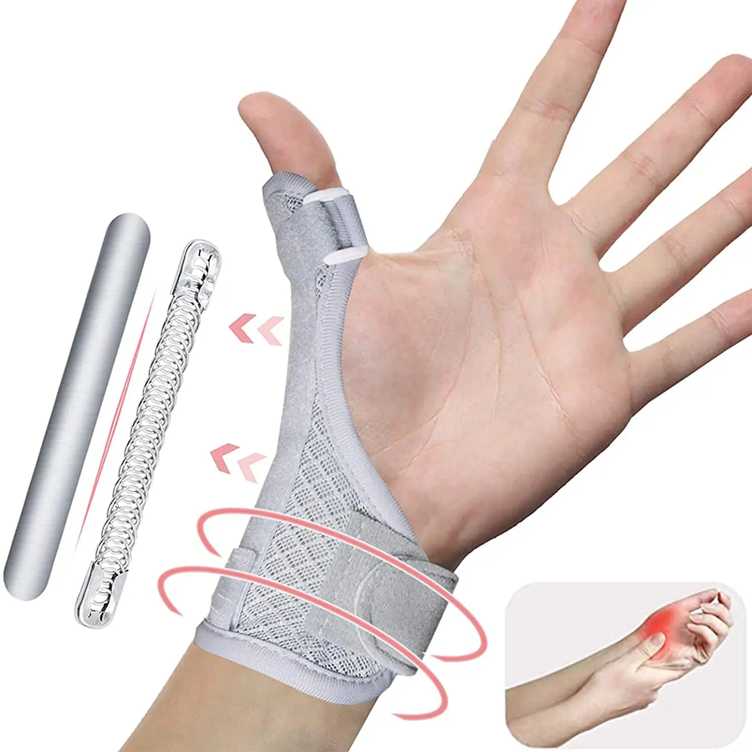 Wrist Brace  Adjustable Wrist Strap Reversible Wrist Brace for Sports Protecting  Pain Relief Carpal Tunnel