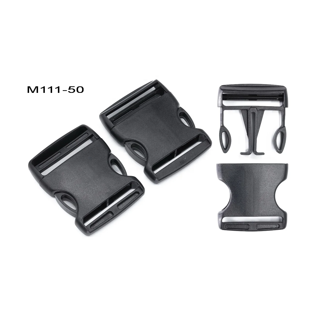 Quick Side Release Plastic Buckle Clip 1Inch Wide Nylon Strap Webbing Belt Buckle Heavy Duty Dual Adjust Clip Buckles