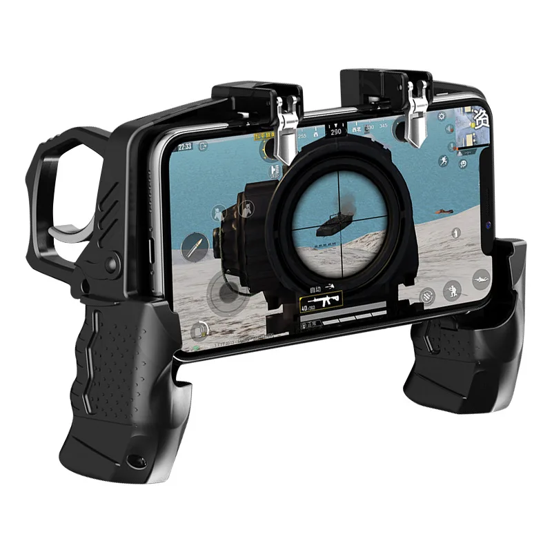 K21 Mobile Game Controller for PUBG/Call of Duty Aim Trigger Fire Buttons For 4.7-6.5 inch All models of mobile phones