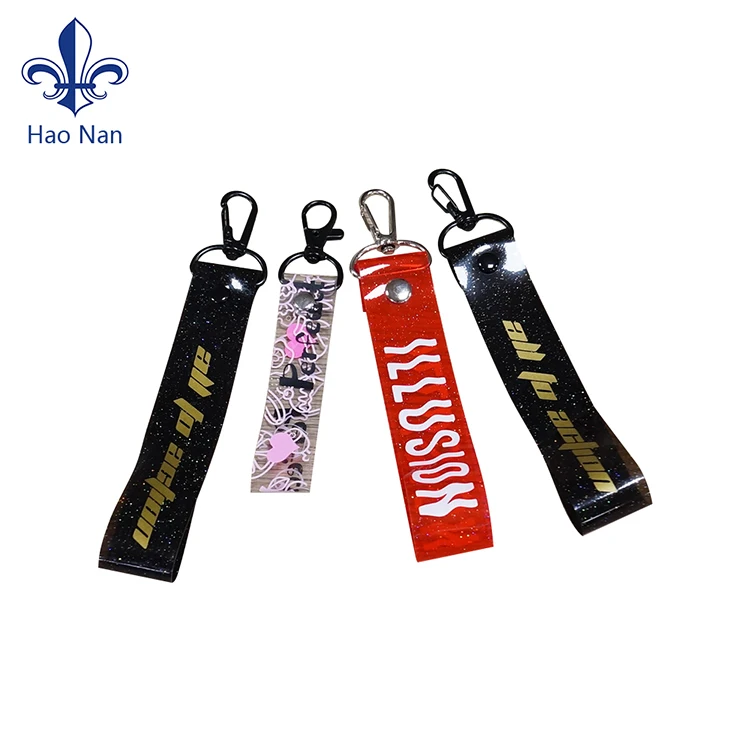 Wholesale Hot-selling  hologram  Key Chain Eco-friendly Silver High Quality PVC Keychain  custom logo
