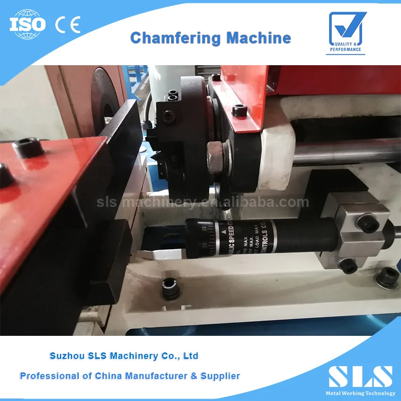 Metal Steel Tube Edge Deburring and Smoothing Chamfer Tool / Pneumatic Hydraulic Round Bar Rod Pipe End Chamfering Machine Price