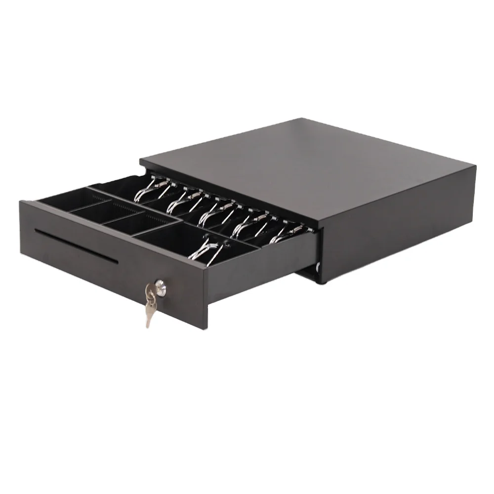 Cedi 405 black economic big cash register high quality economical electronic usb cash drawer Cashier machine restaurant