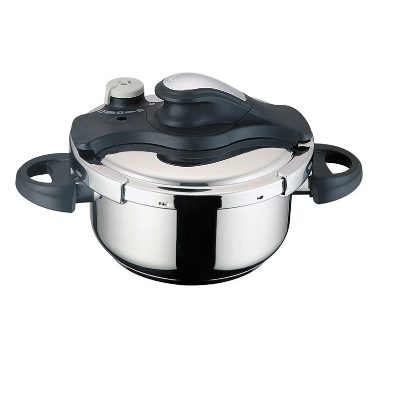 Manufacturer Wholesale Stainless Steel Black Bakelite Handle Venus I Series Pressure Cooker Pressure Pot