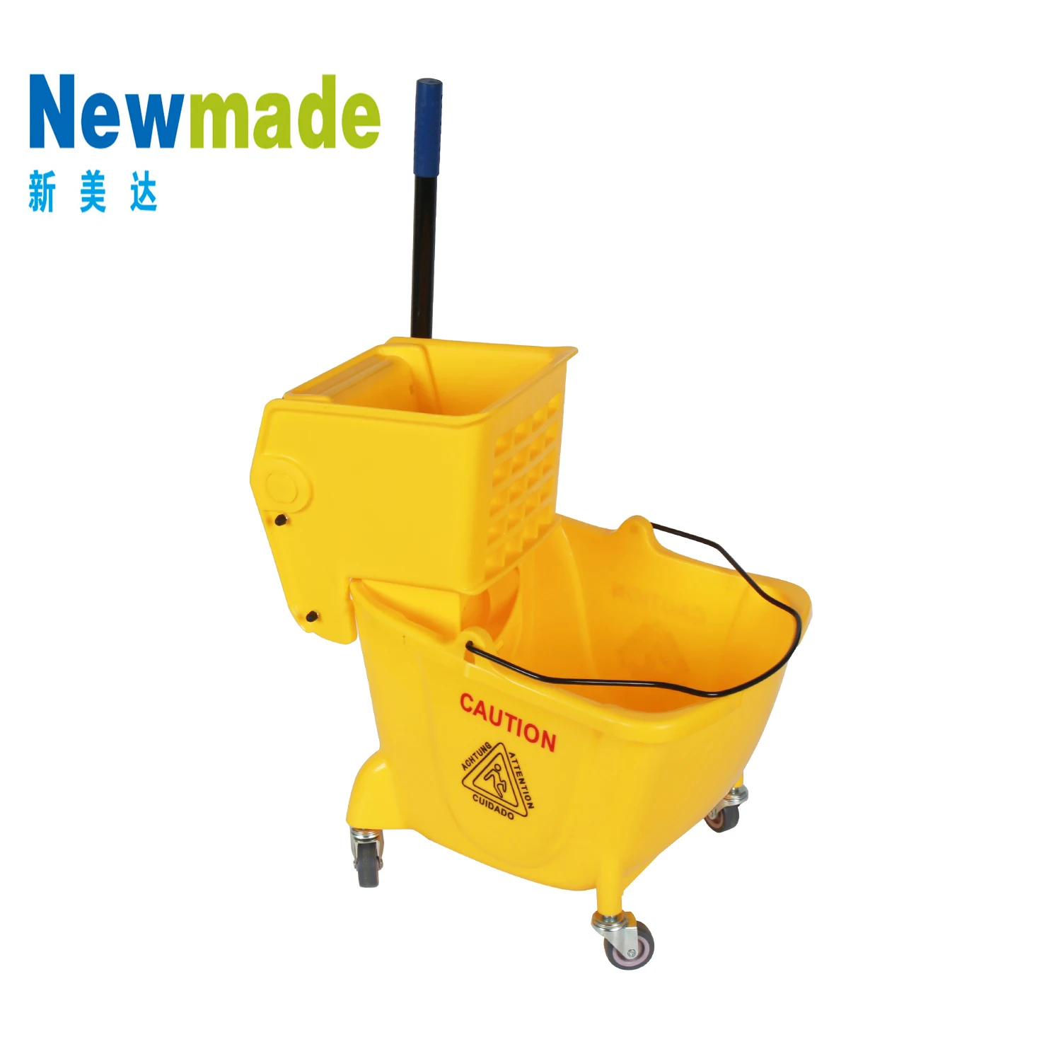 Hotel Cleaning 24L 32L Side Press Wringer Trolley Plastic Mop Wringer Bucket Trolley housekeeping cleaning trolley
