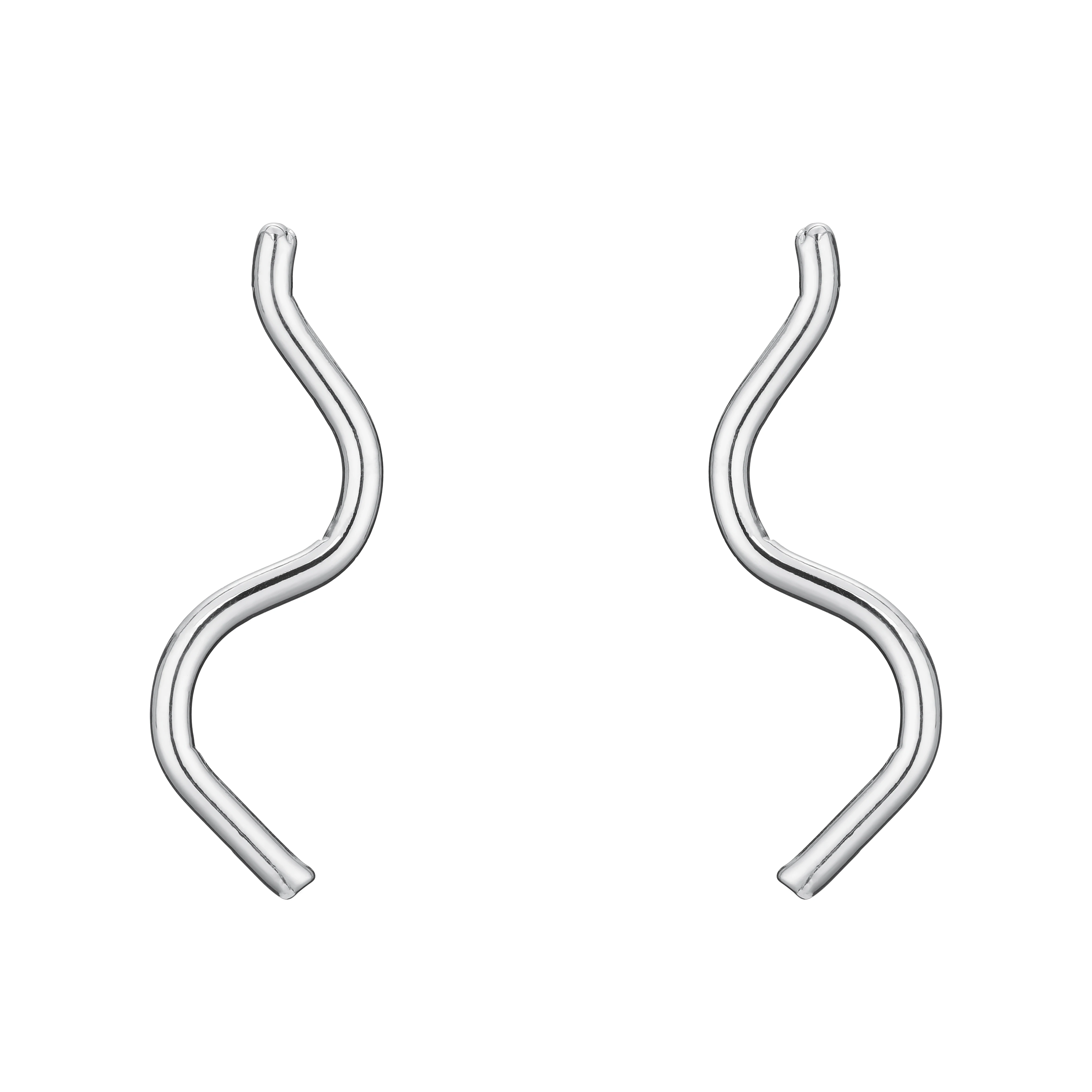 Screw stud 925 Sterling Silver Earrings For Women Fashion Personalized Minimalist Purse Silver Niche Stud Earrings 2021 Trendy