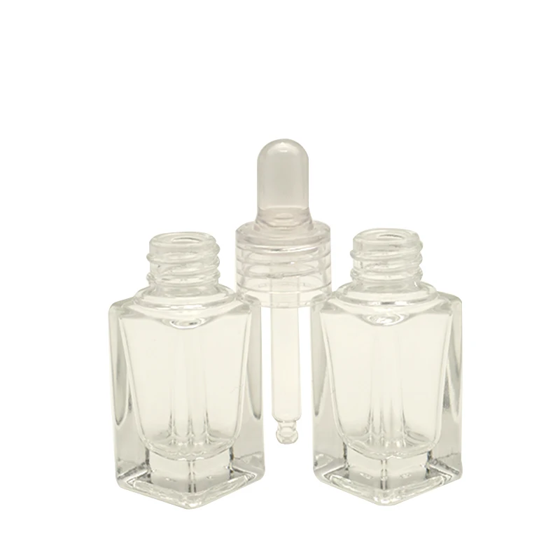 Spot transparent Glass Essential Oils Dropper Bottle For Serum