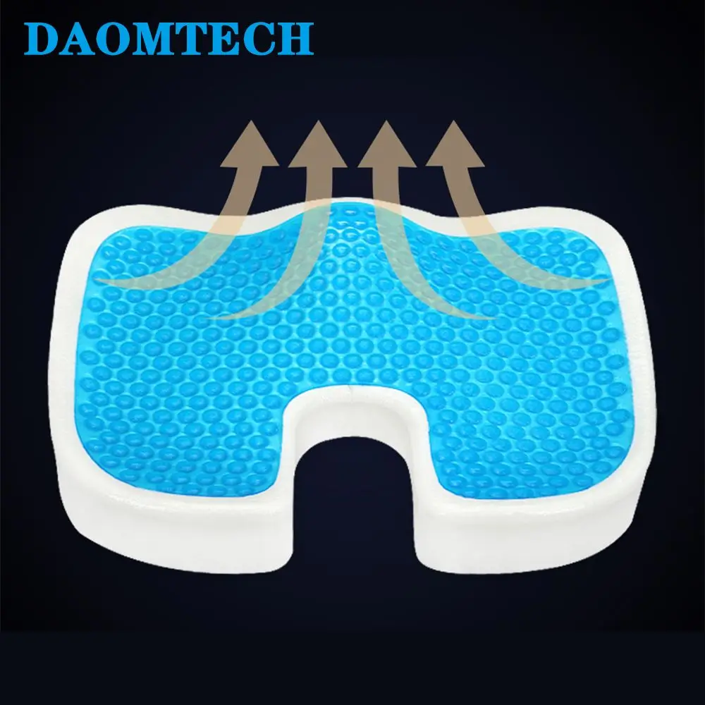 Orthopedic Comfort Office Chair Gel Seat Cushions Cooling Honeycomb Gel Seat Cushion for Car Seat office driver wheel chair