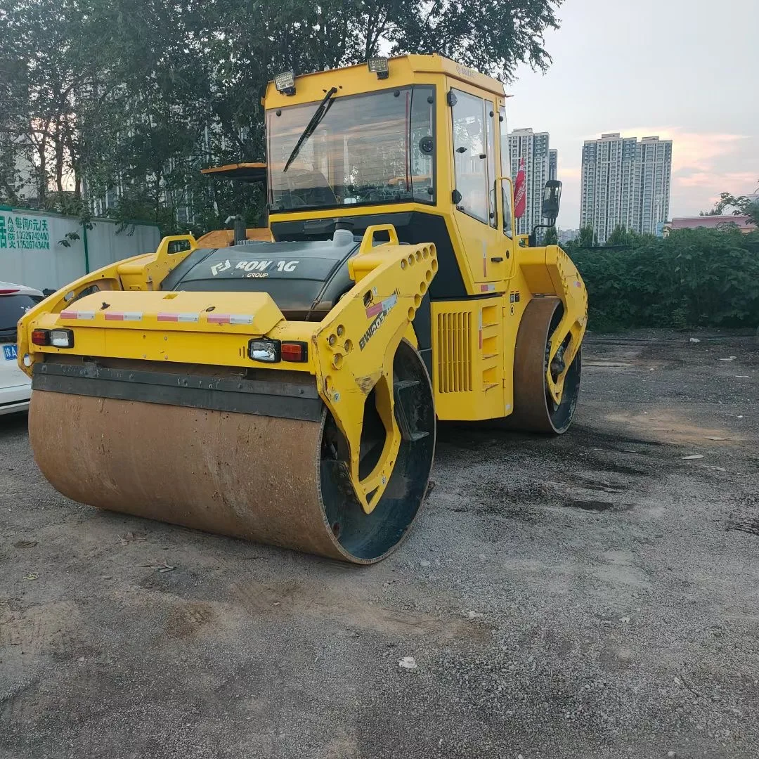 Used BOMAG BW203AD-4 BW203 Double drum road roller 15 ton big roller compactor cheap price for sale