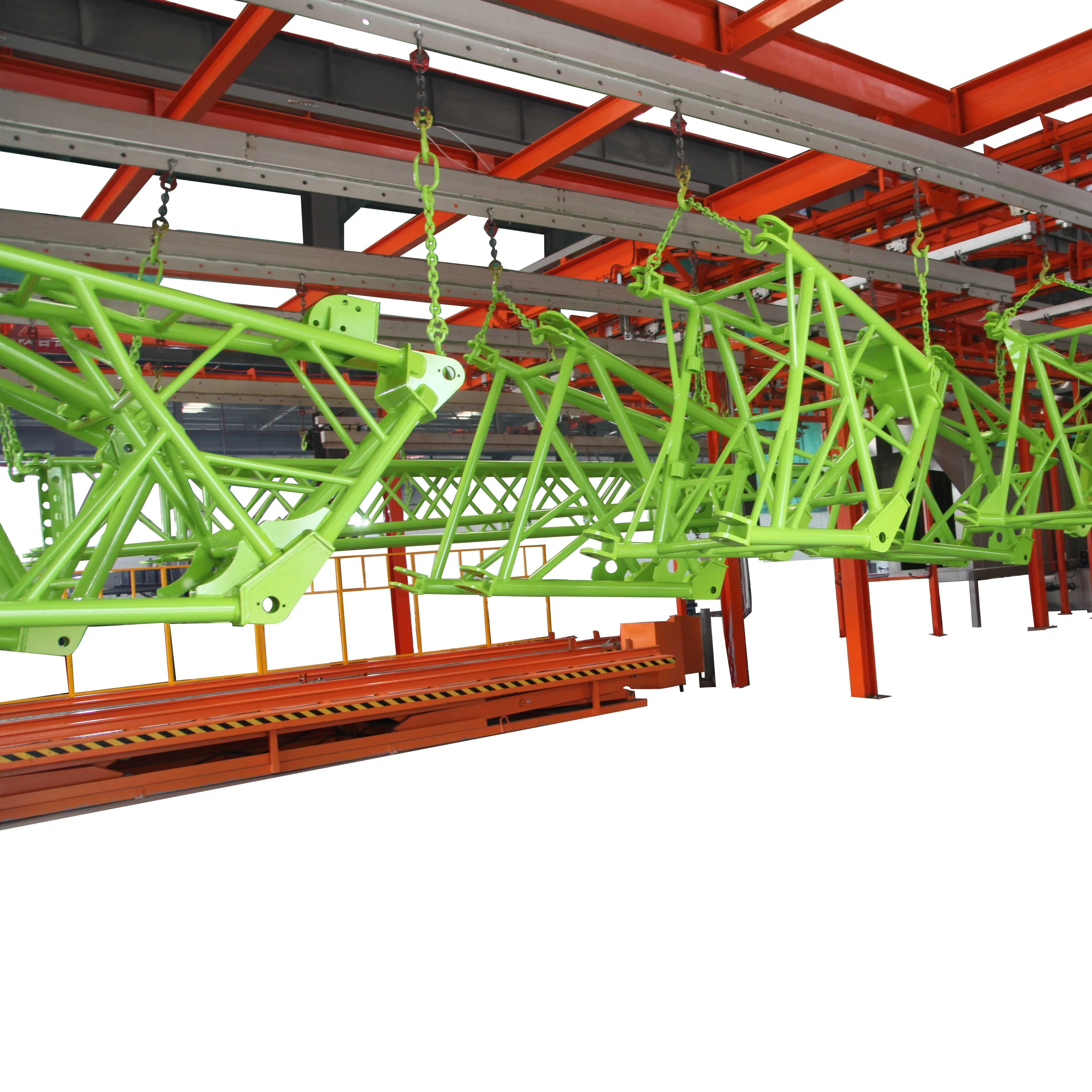 auto powder coating machine simple aluminum iron powder coating line electrostatic powder coating system equipment without oven