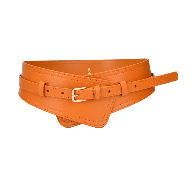 women fashion belt High Quality Metal Elastic Ladies Wide Waist Belts  luxury belt for women