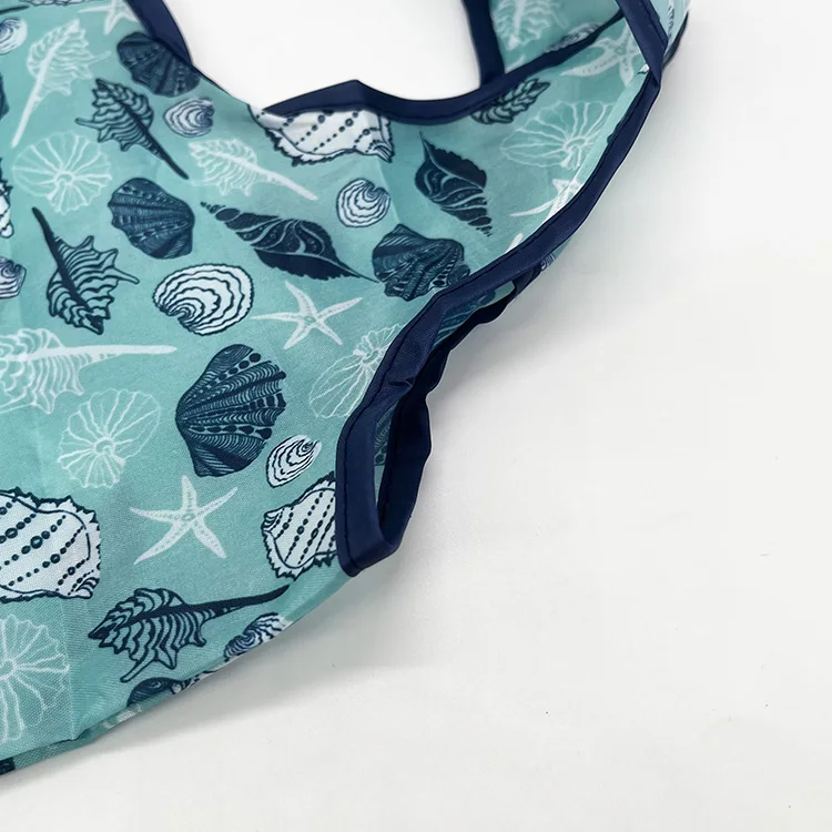 MINGYU Customized Recycling Eco-Friendly Large Supermarket Grocery Reusable Polyester Rpet Foldable Shopping Bag