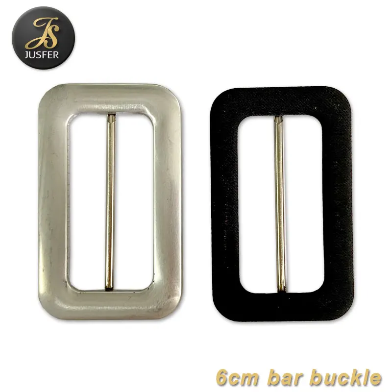 Belt buckle manufacture supply 2.3 inch aluminum belt buckle blank for belt garment square buckle