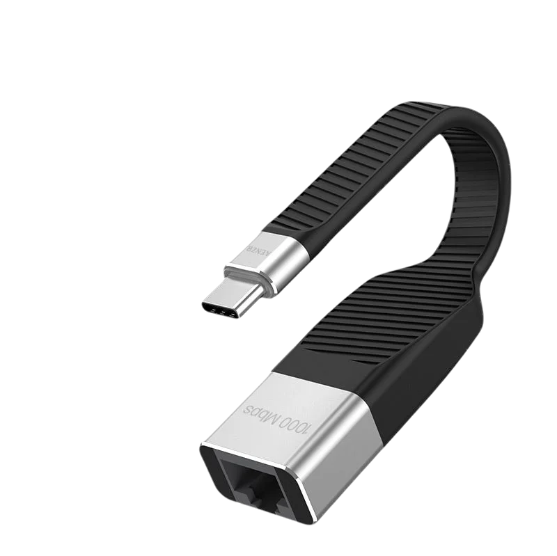 USB C to Gigabit Adapter LAN 10/100/1000 Mbps FPC short flat Type C cable
