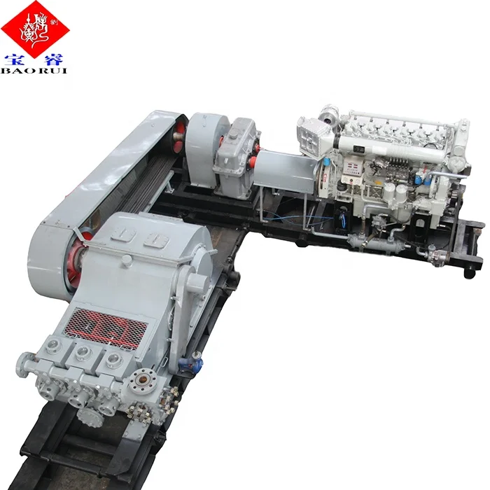 
Qingzhou BAORUI Unitized F Mud Pump Units Drive by V Belt and Pulley 