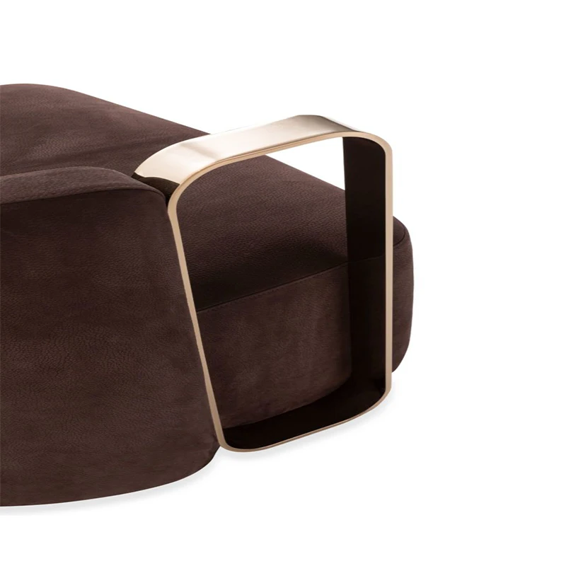 Exeon High End Nordic Fabric Occasional Single Sofa Chair Modern Luxury Leather Soft Chair Sofa