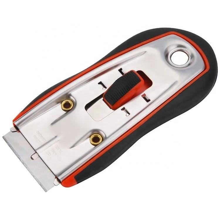 8855062 EXTOL Universal Scraper Blade 38x19mm ABS Plastic Handle Grip with Non-slip TPR Rubber