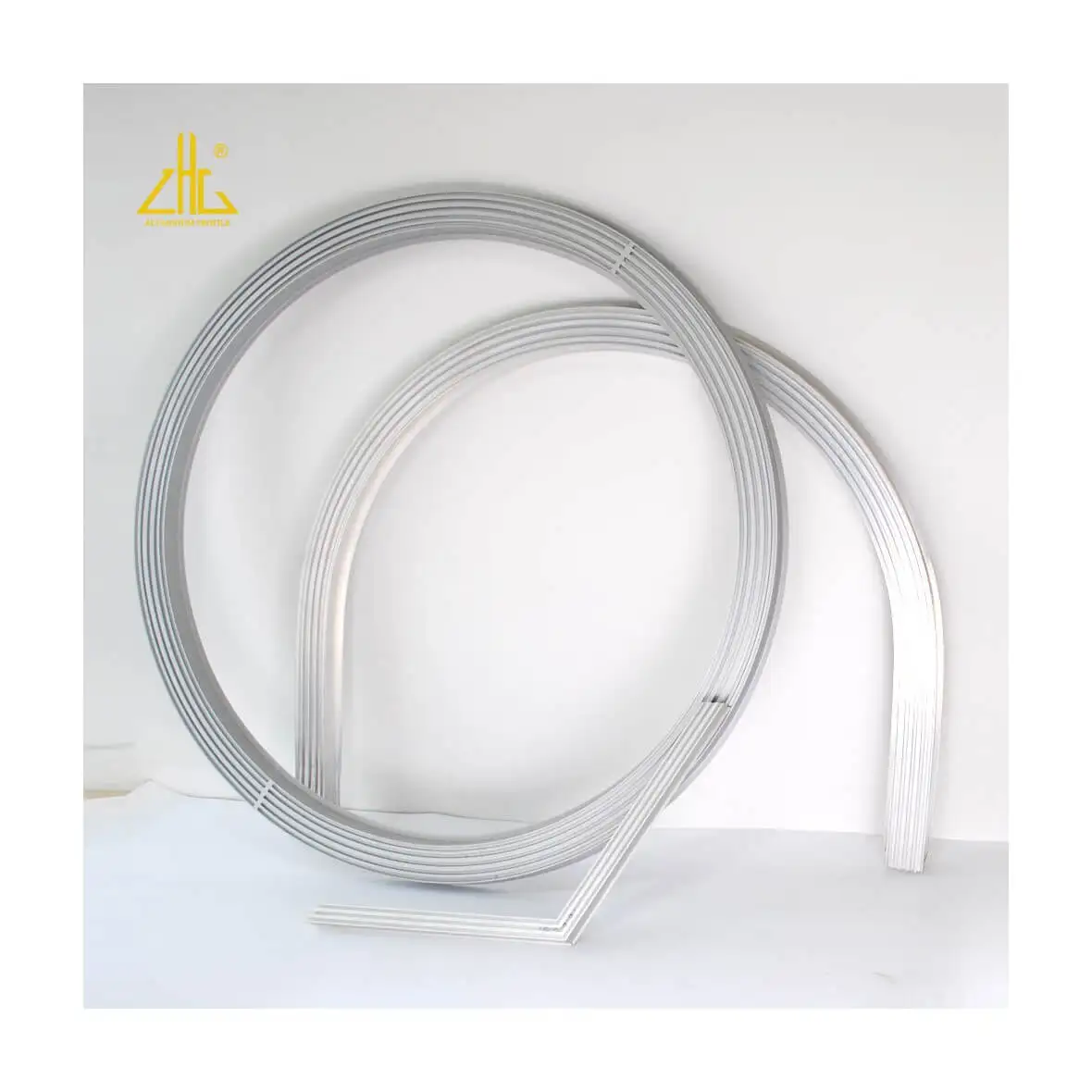 Durability Electrophoresis Bending and Punching 6066 6082 T6 Aluminum Channels Profile 12mm 56mm Depth for LED Wall Washers