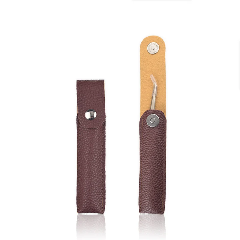 Высококачественный индивидуальный Высокоточный пинцет для бровей из нержавеющей стали