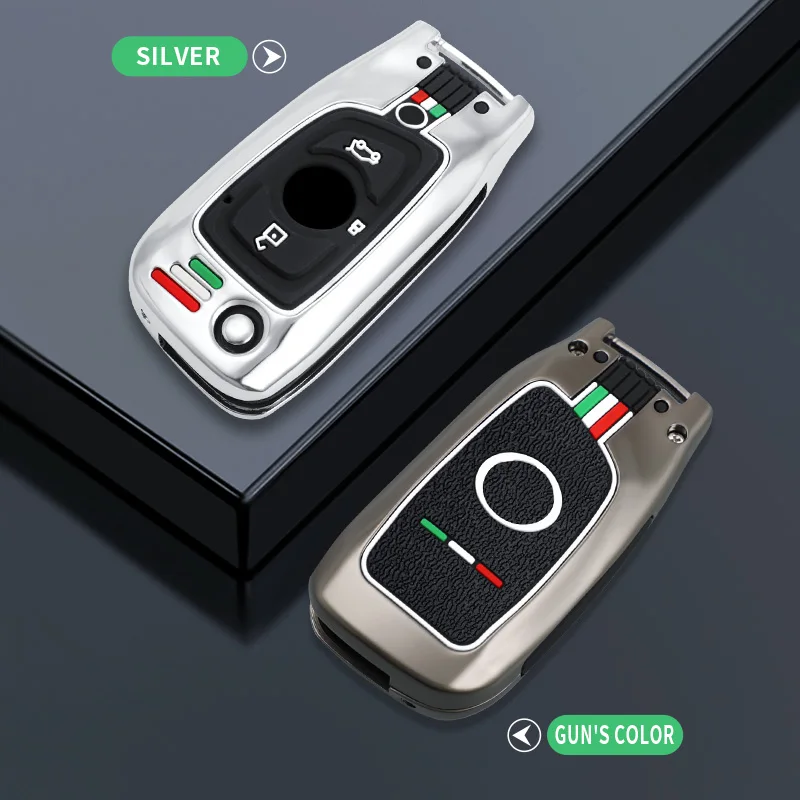 Zinc Alloy Car Remote Key Case Cover Protect Shell Fob For Zhonghua V3 V5 V6 V7 H530 H330 Smart KeyChain Auto Accessories