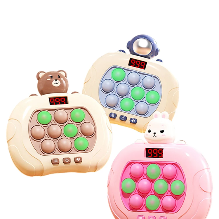 13 Button 999+ Level Quick Push Toys Kids Handheld Whack-a-mole Game Stress Relief Toys Intelligence Game Fidget Puzzle Toy