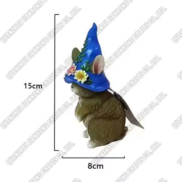 Cute Creative Garden Harvest Bunny Resin Statue Decoration Outdoor Lawn Patio Decorative Resin Crafts For Gift