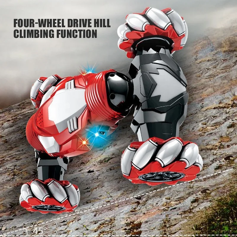 1:16 9CH 4x4 Hand Gesture Remote Control Double Sided 360 Degree Racing RC Skidding Stunt Car Toy with High Speed