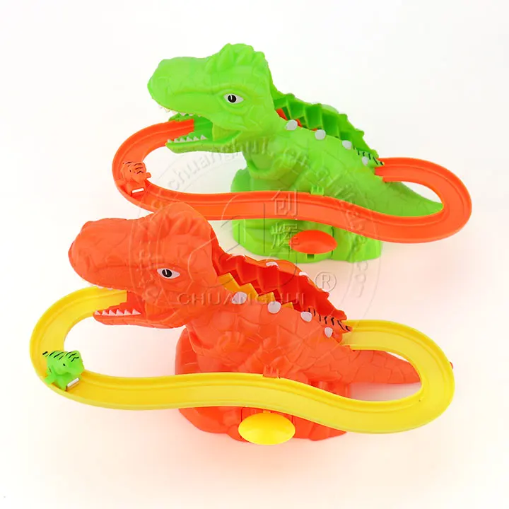 For Kids Dinosaur stair climbing track Slide board Toys with candy