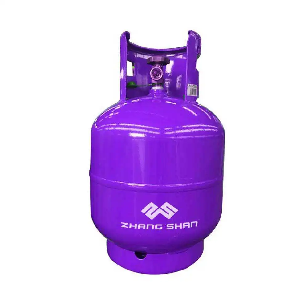Zhangshan 10kg LPG cylinders recyclable use for low-temperature pressure households