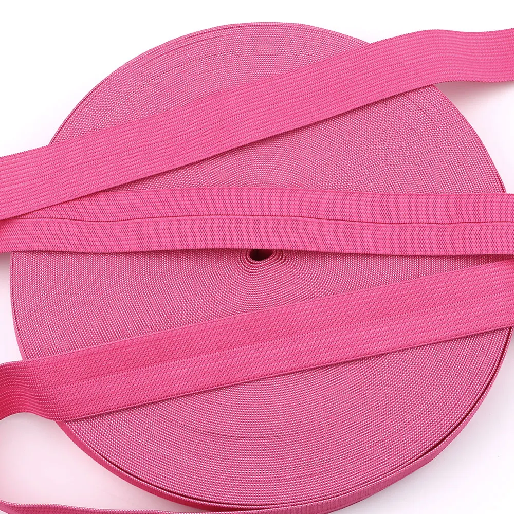 Stocked 7/8 Inch 22mm Knitted Fold Over Elastic Band for Binding