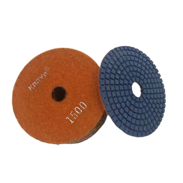 4 inch/100mm Diamond Polishing Pads For Angle Grinder Engineered Stone Granite Marble Quartz Stone Grinding Tools