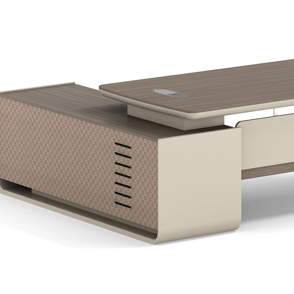 Luxury Office Desk High End Modern Office Table Boss Ceo Desk Wooden Executive Office Desk