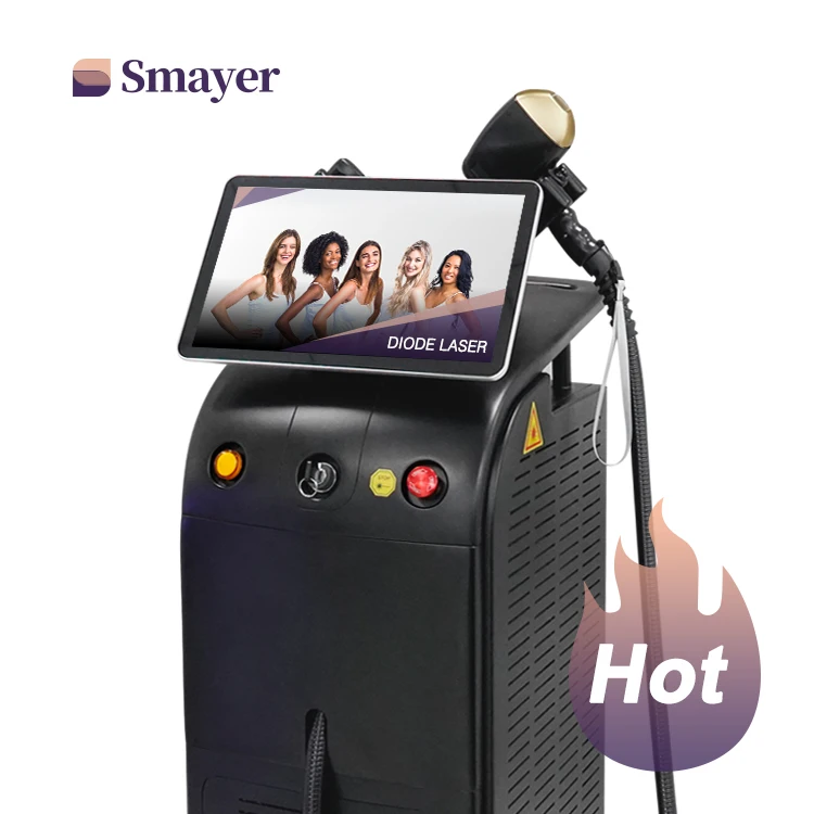 808/755/1064nm Diode Laser Hair Removal	diode Laser Hair Removal 1600w	macro Channel Diode Laser Hair Removal