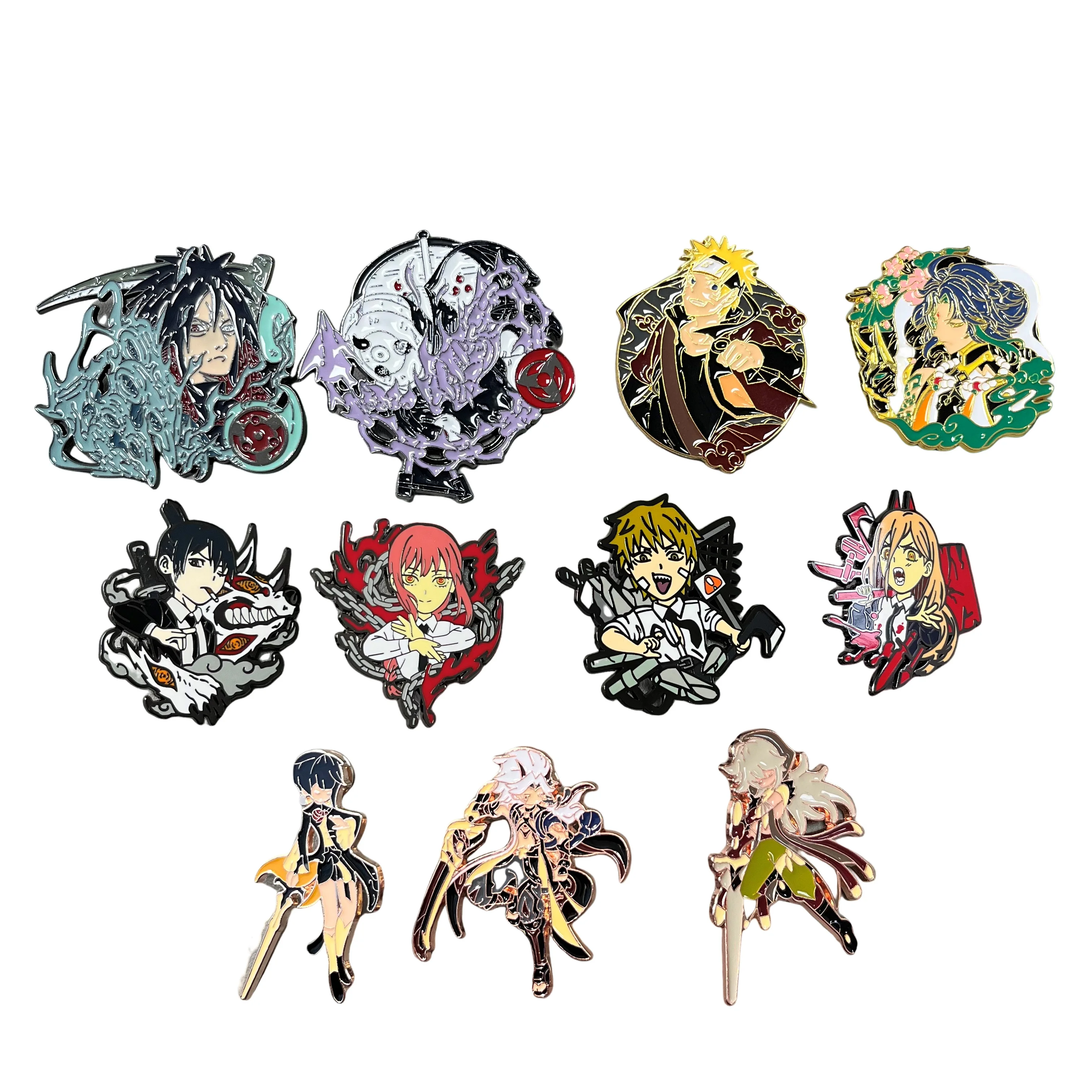 Manuafactur Soft Enamel Pins Anime Custom Cartoon Soft Hard Enamel Pin Dye Metal