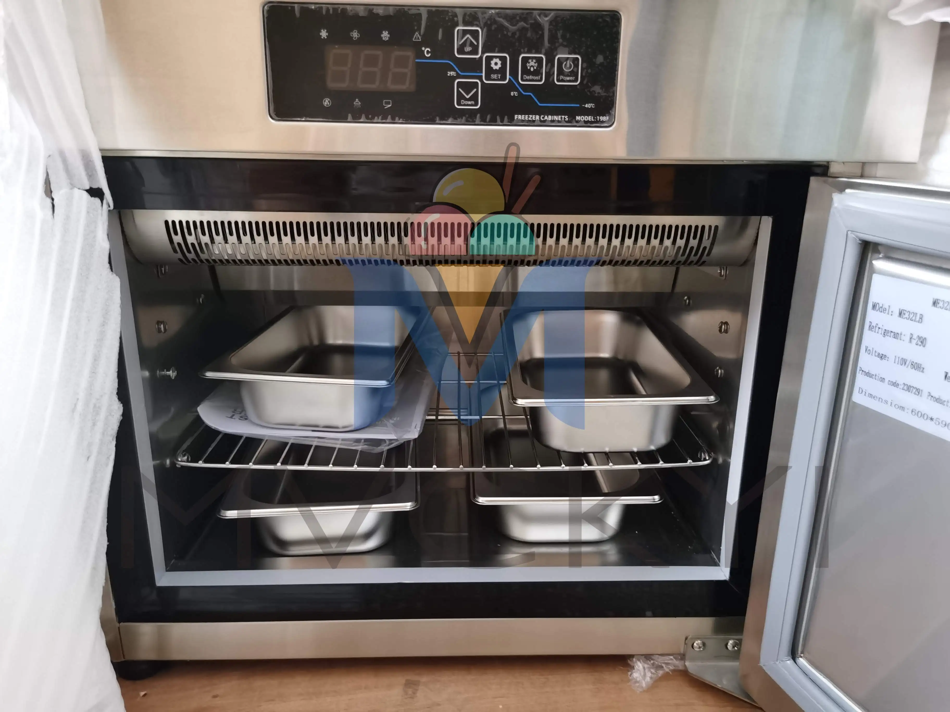 Mvckyi mini ice cream maker Blast Chiller commercial Blast Freezers/Quick Blast Freezing Chiller Machine Shock Freezer