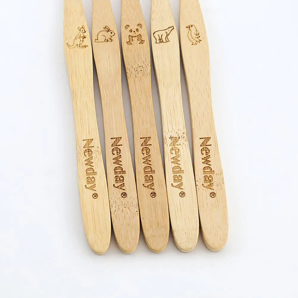 
vegan friendly natural handle biodegradable eco bamboo toothbrush with soft tapered bristles bpa free and zero waste package 