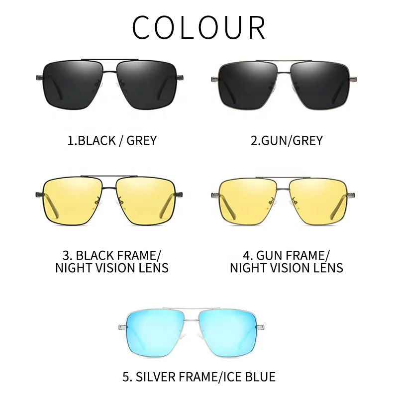 
Sunglasses mens own brand retro steampunk sunglasses metal frame night vision driving glasses 