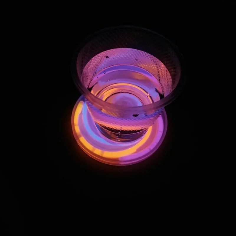 New Design Coaster Flashing Lights Party Supplies Festive Atmosphere Light Decoration Glowing