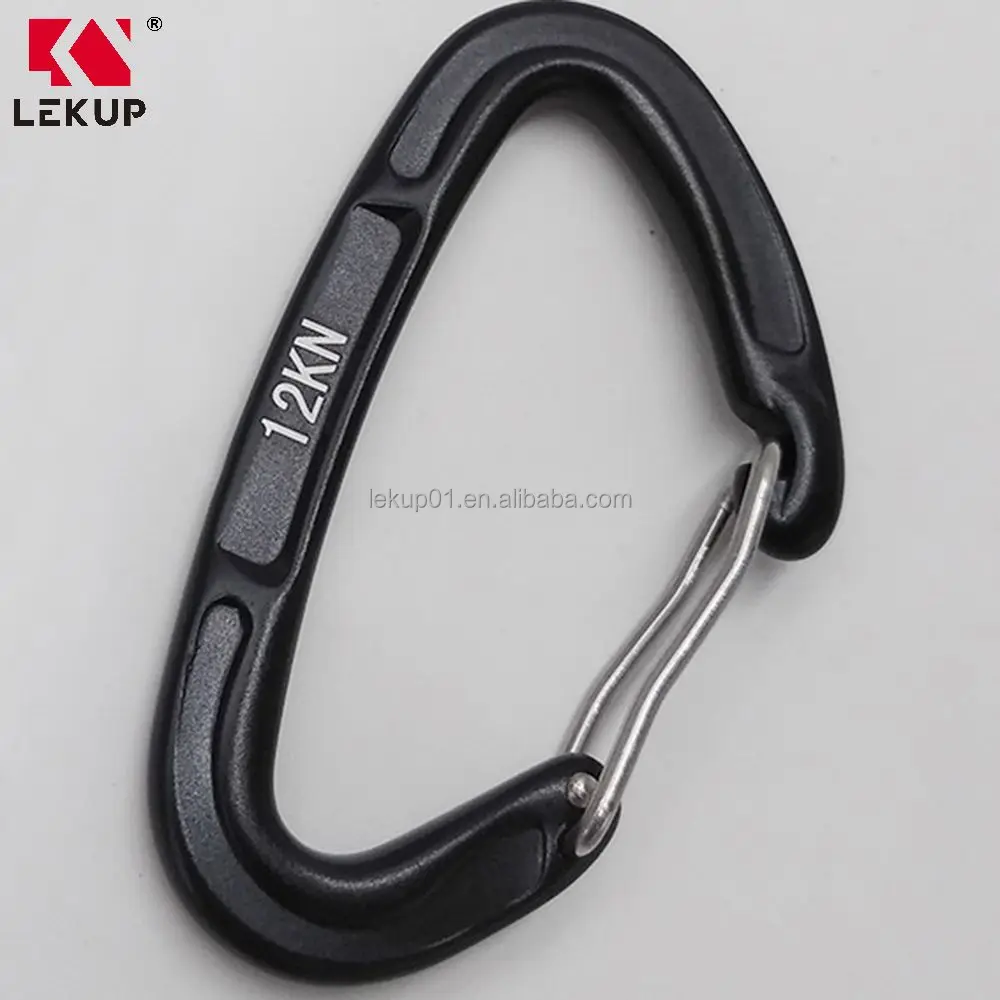 Aluminum Climbing Carabiner Clip Heavy Duty Caribeaners Small Carabiners Clip for Dog Leash Camping Hiking Outdoor Gym etc.