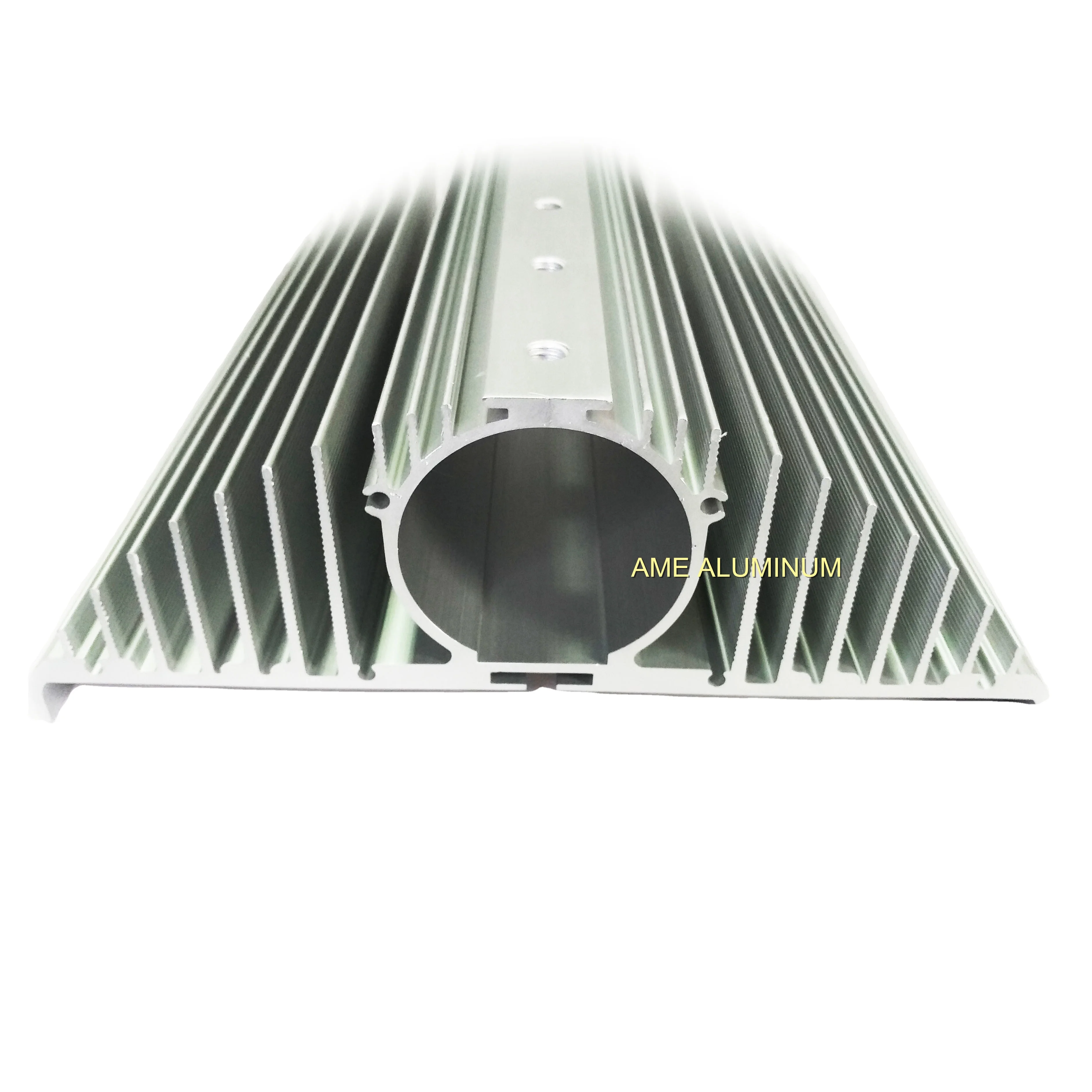 Aluminum Profile LED Heat Sink with Welding Heat Pipe Zipper Fin Soldering Heatsink