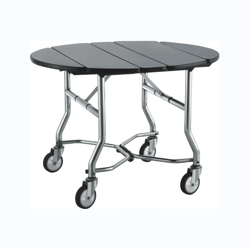 High quality  mobile food serving trolley hotel room service trolley food trolley with hot box