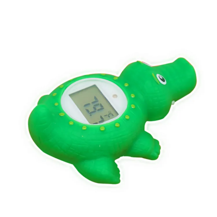 Baby bath hot water smart thermometer flexible wholesale price digital instant read crocodile shower electronic thermometer