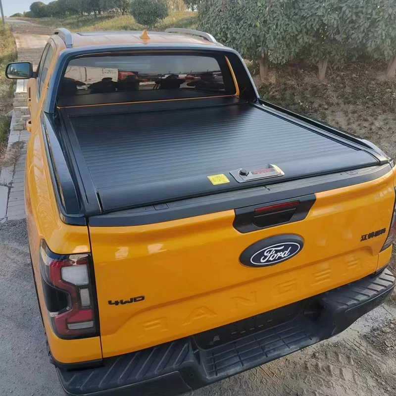 Roller shutter lid pickup tonneau cover for Maverick Titan Frontier D22 D40 Peugeot Landrek JEEP Benz X250 SsangYong Musso