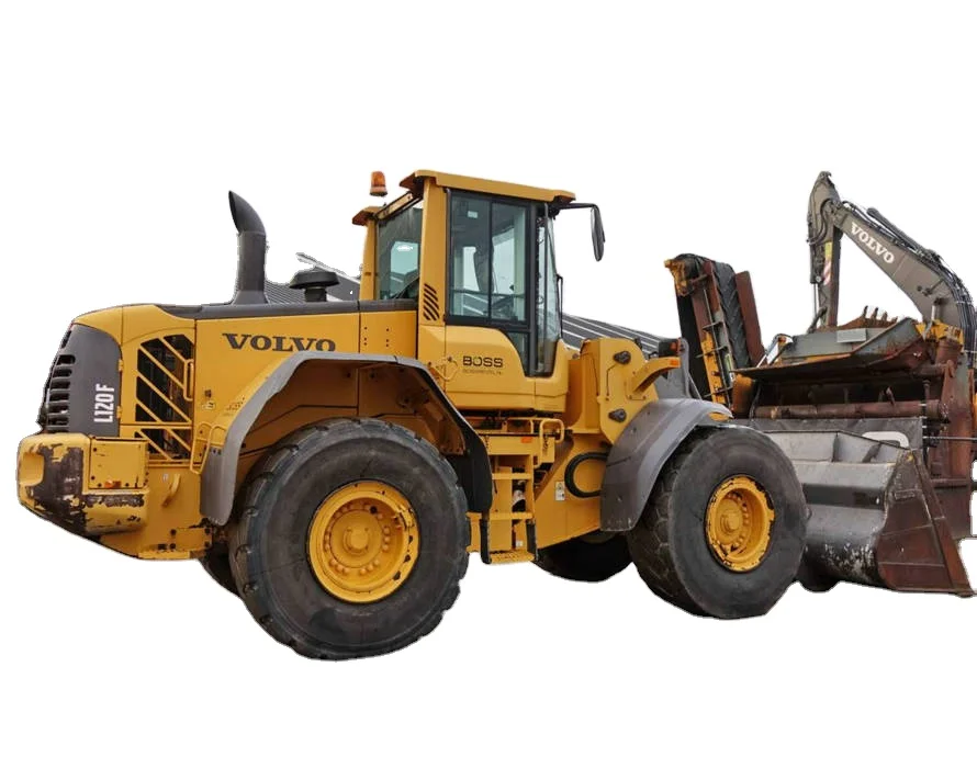 Original korea L120F 6 ton Used wheel  fornt-end loader Construction Machinery for Sale Used for loading
