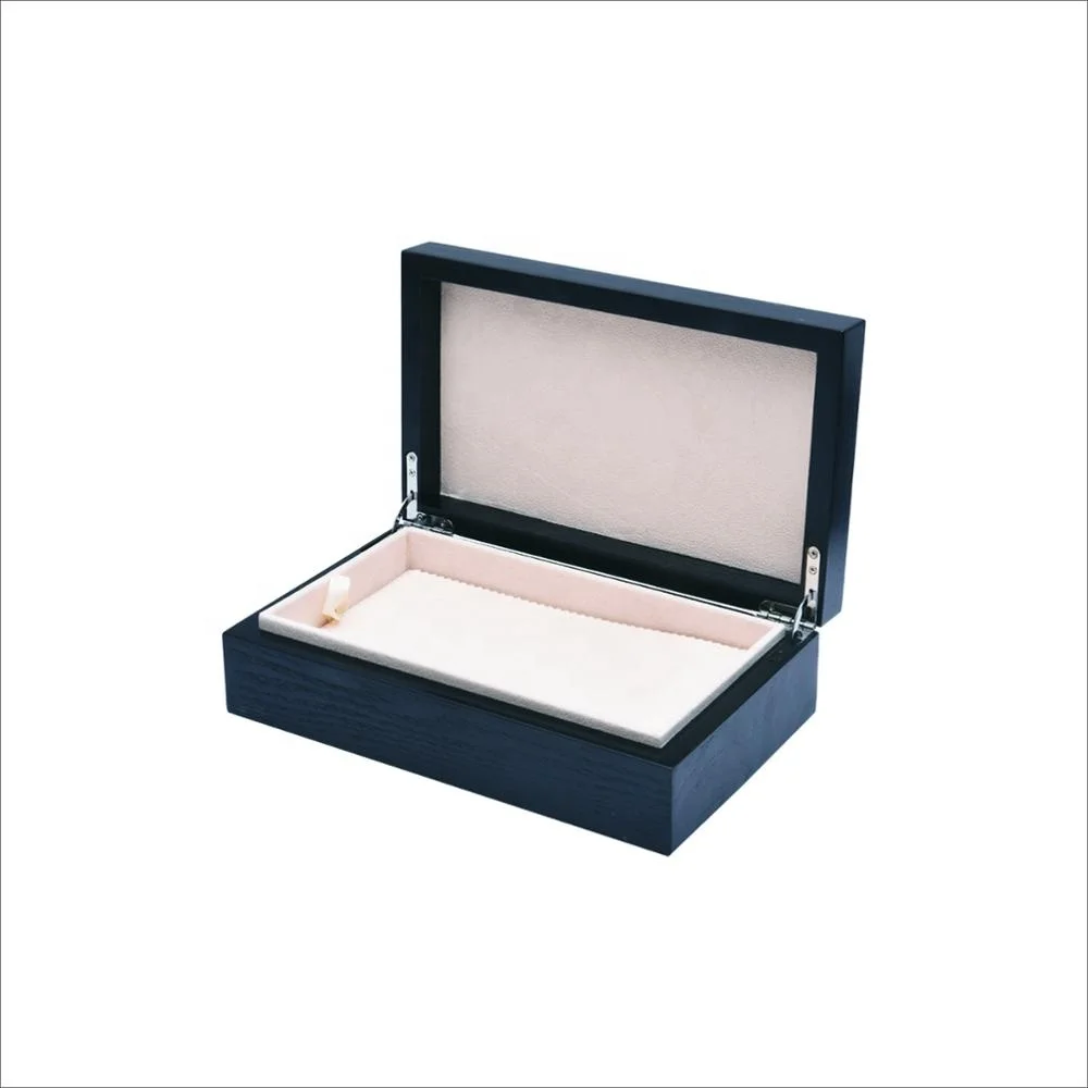 custom handmade luxury wooden pen packaging box with glass window classic  promotional high glossy lacquered pen storage box