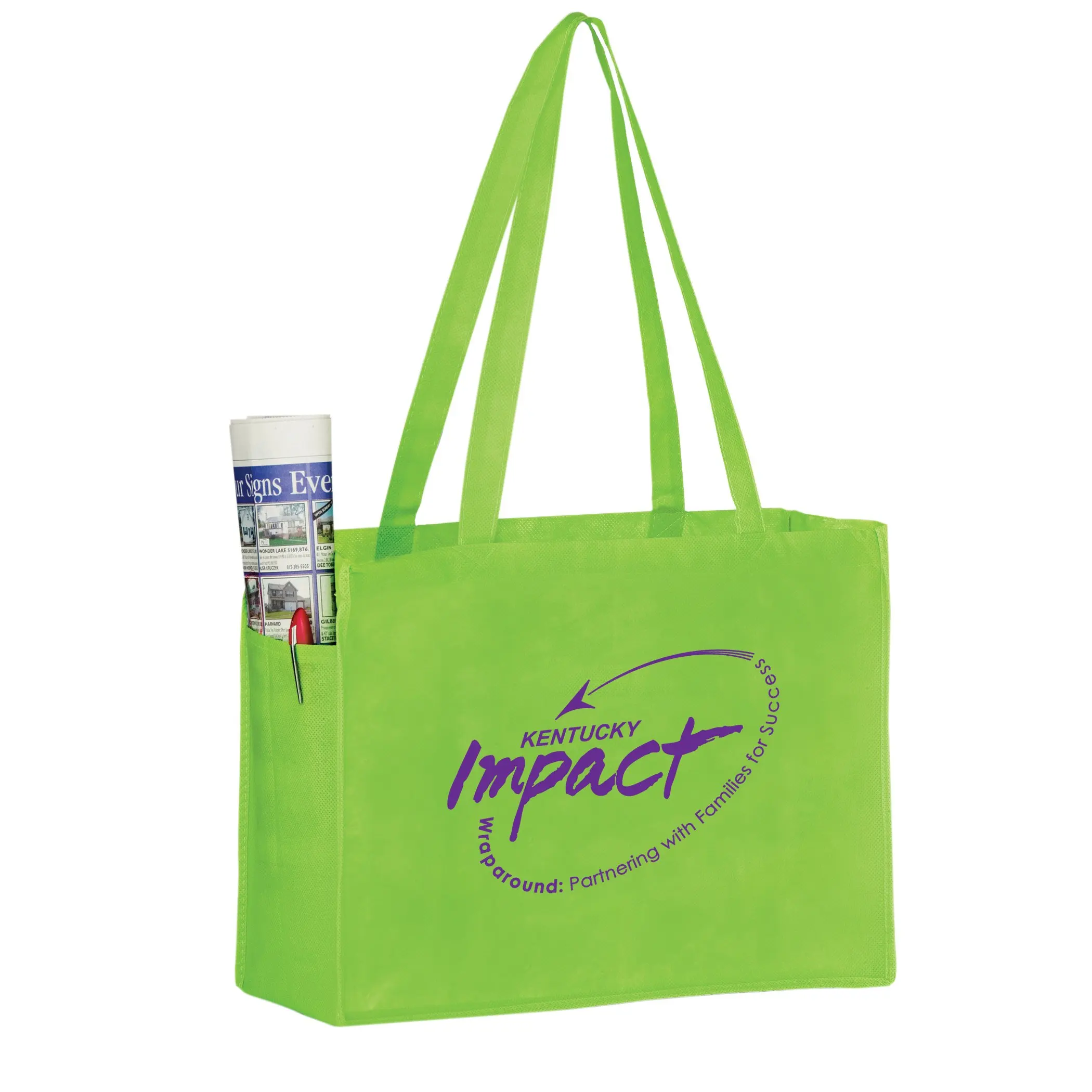 Fabric Manufacturer Wholesale Eco Tote Non Woven Bag With Zipper Promotional Image Shopping Bag Reusable Tshirt Bag Customizable